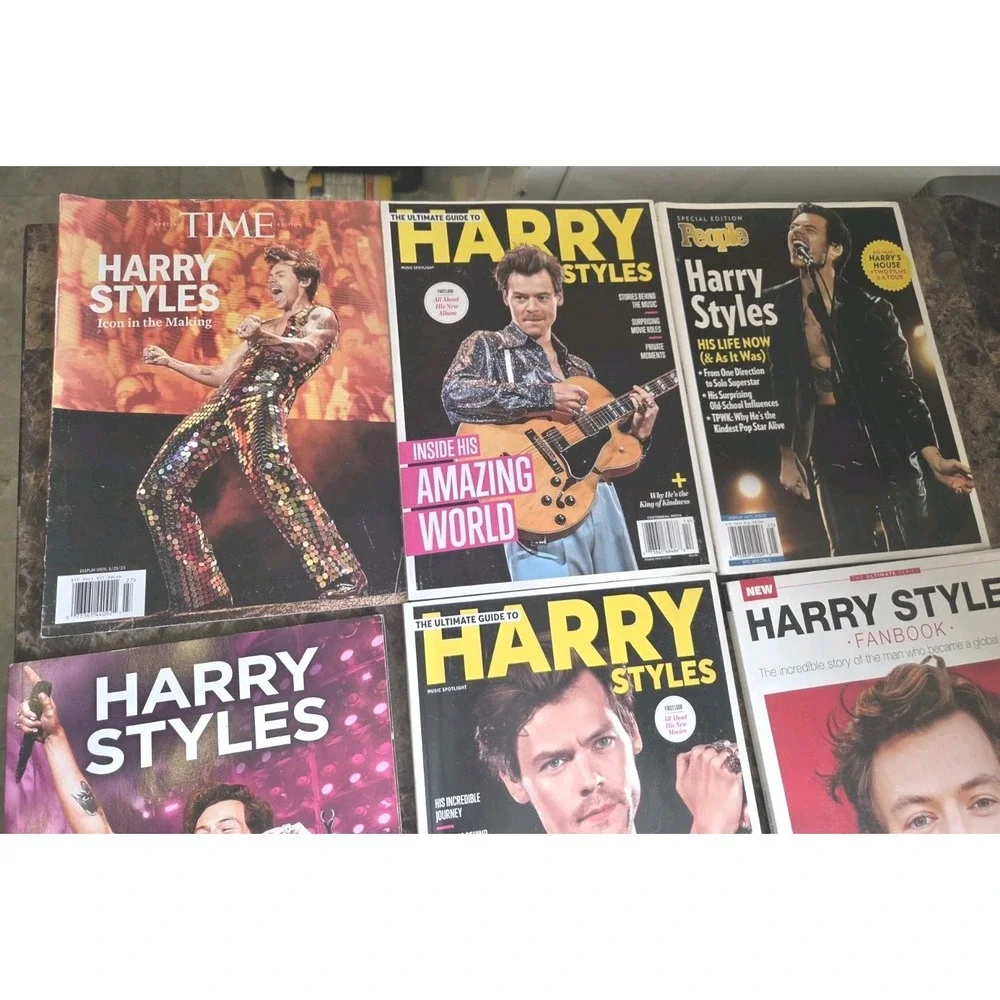 Harry Styles Magazine Lot Of 9 Excellent Condition One Direction Teen Pop Music